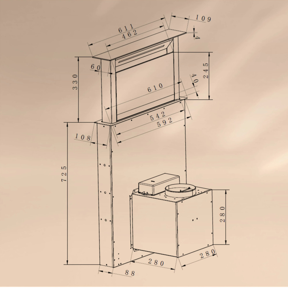 Klarstein Royal Flush 60 Black- фото2