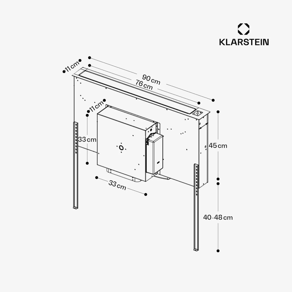 Klarstein Brisa 90 Inox- фото2