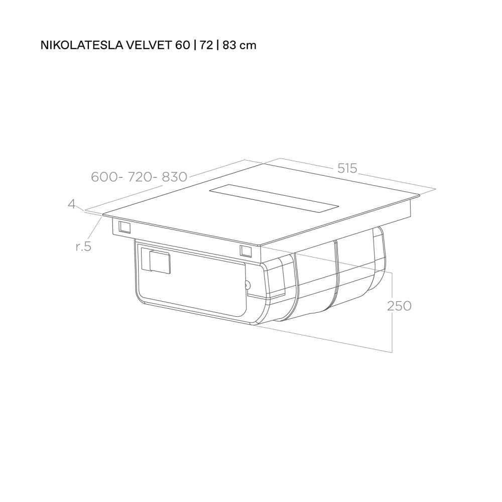 Elica NikolaTesla Velvet BL/A/72- фото2