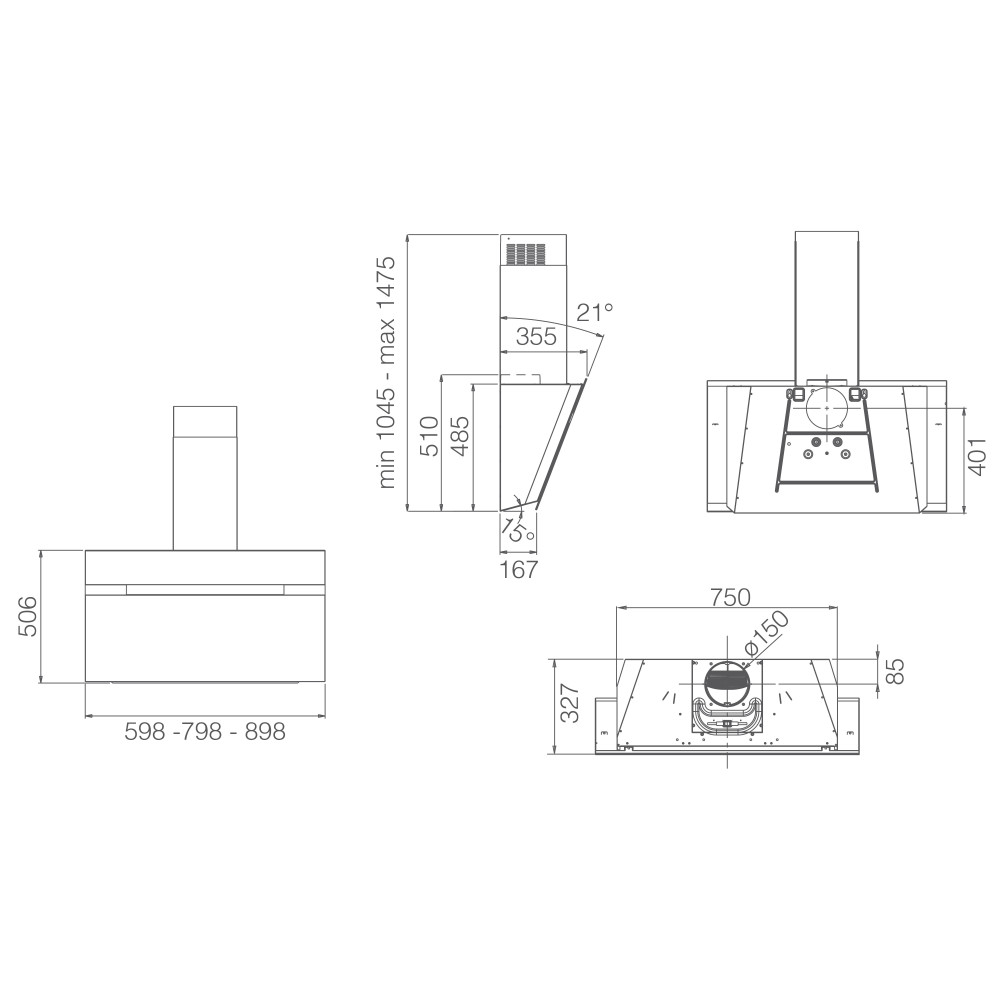 ELICA STRIPE IX/A/90/LX- фото2