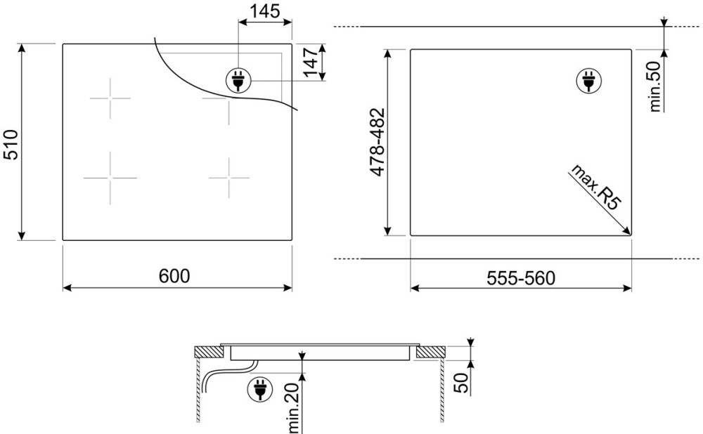 Smeg SIM3644MB- фото3