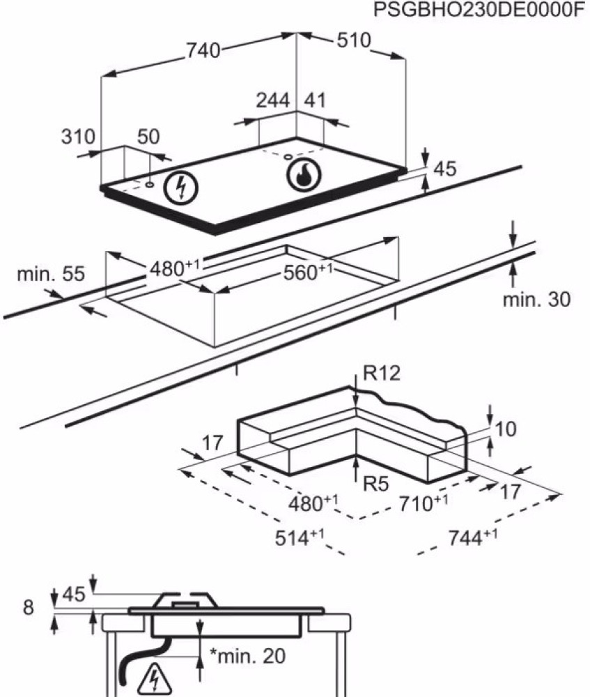 AEG HKB75453NB- фото4