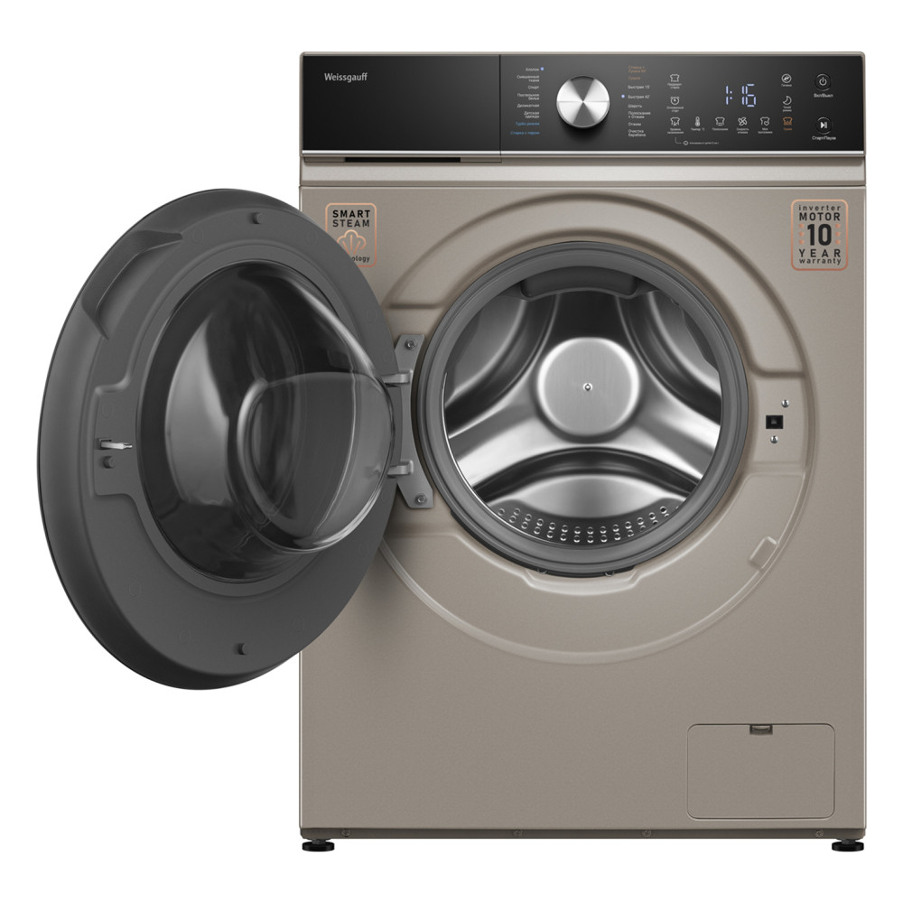 Weissgauff WMD 61211 D Inverter Steam Champagne- фото3