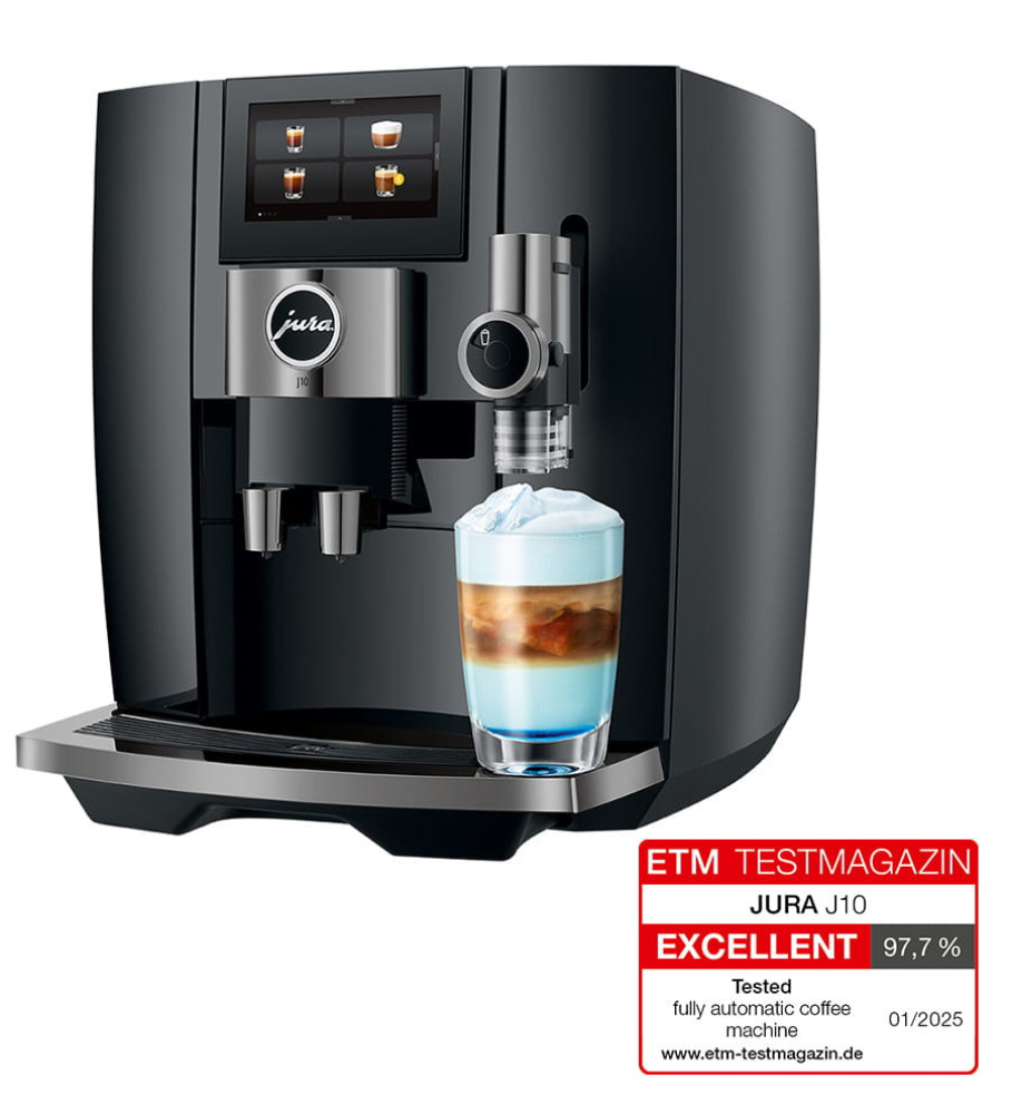 JURA J10 Piano Black EA 15562 (черный)- фото2