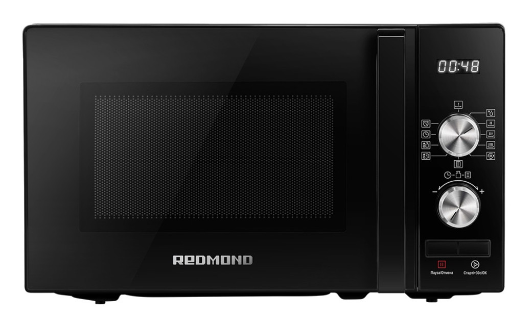 Redmond MW2904 (черный/хром)- фото