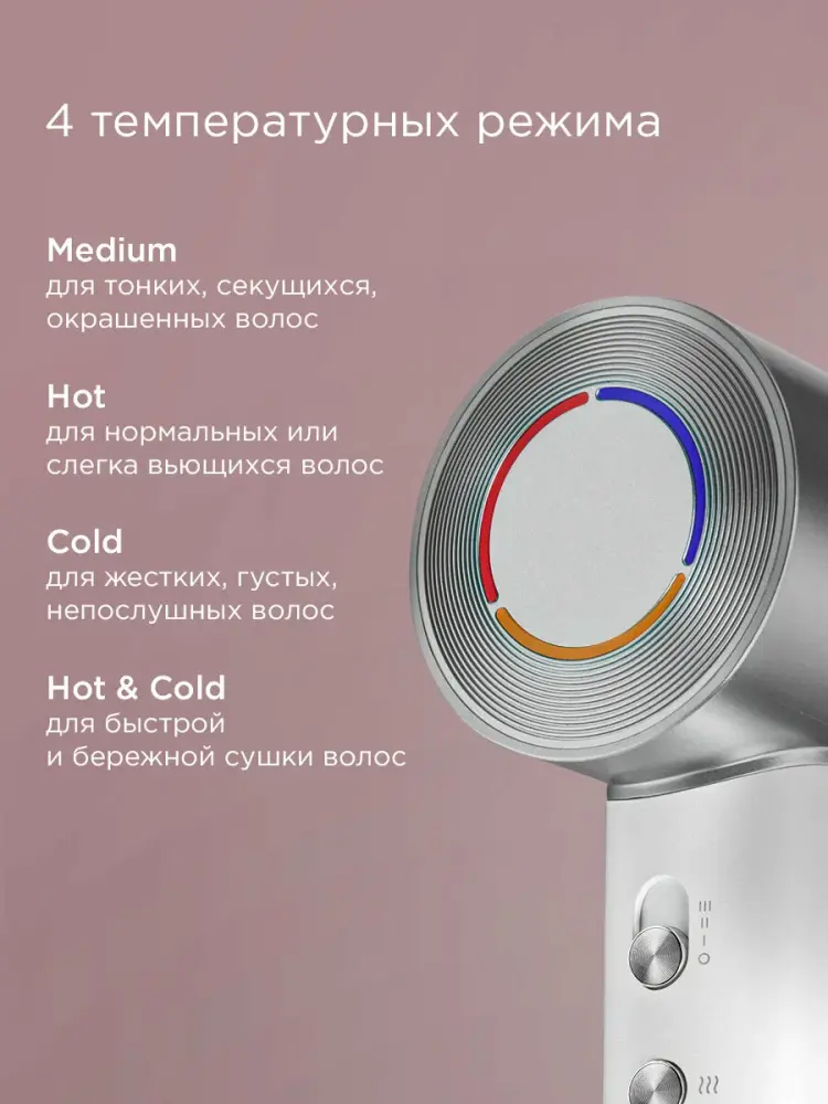Redmond HD1703(серый/белый)- фото5