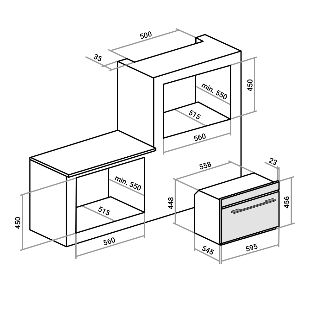 Schtoff Decor Wave 100 Black Silver- фото2