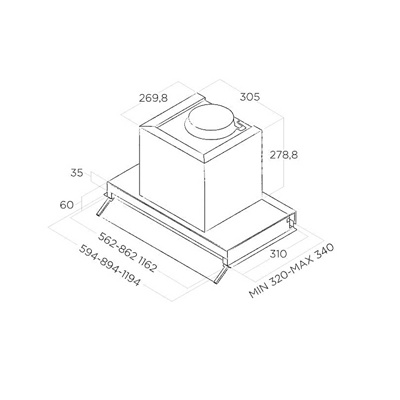 Elica Boxin LX/BL MAT/A/90- фото3