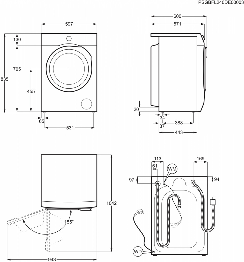 Electrolux EW7W2492E- фото4