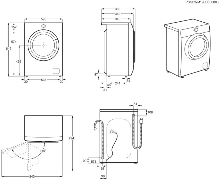 Electrolux EW6SM504W- фото4