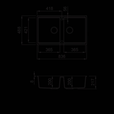 Elleci Best 450 Undermount G59 Antracite- фото3