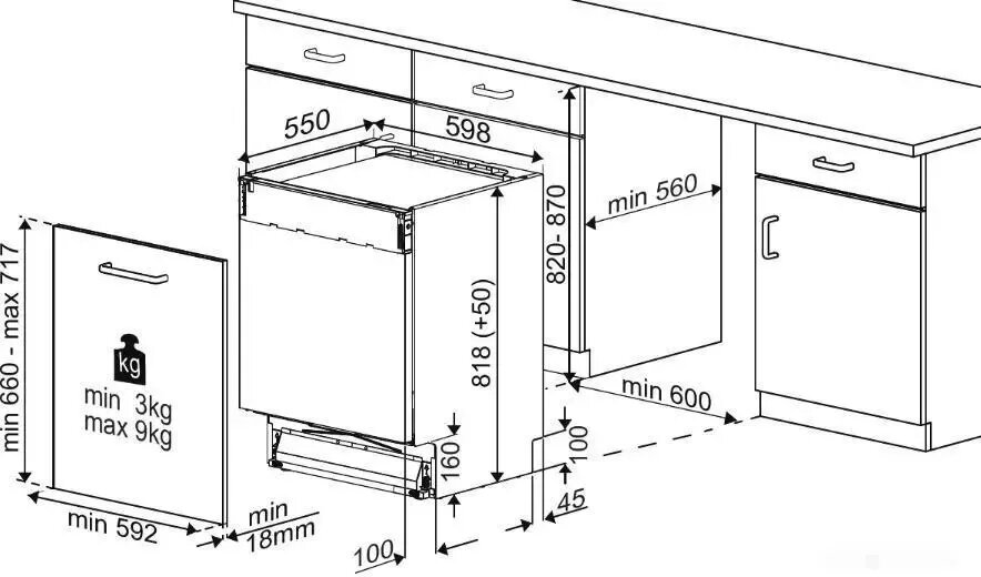 Hotpoint-Ariston HI 5D85 DW- фото4