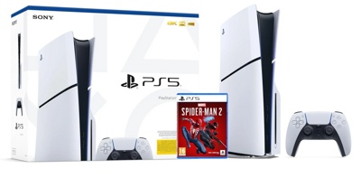 Sony PlayStation 5 Slim D Chassis (PS5) 1 ТБ с приводом + Marvel's Spider-Man 2- фото