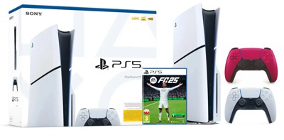 Sony PlayStation 5 Slim D Chassis (PS5) 1 ТБ с приводом + доп. геймпад + EA SPORTS FC 25- фото