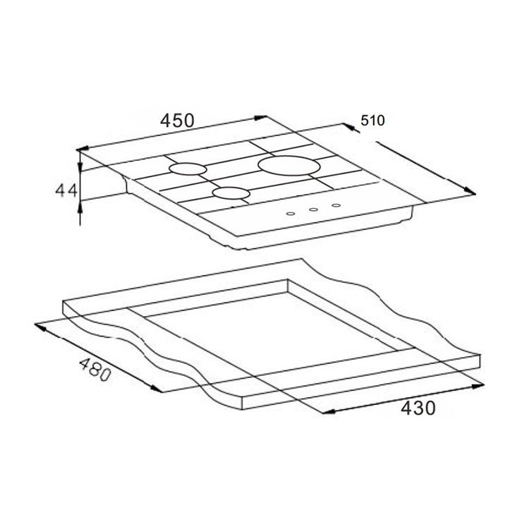 Weissgauff HG451Bgh- фото2