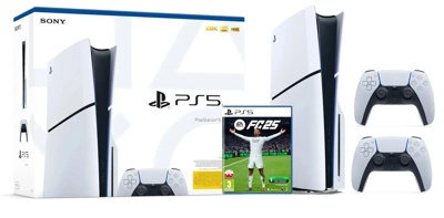 Sony PlayStation 5 Slim D Chassis (PS5) 1 ТБ с приводом + доп. геймпад EA SPORTS FC25- фото