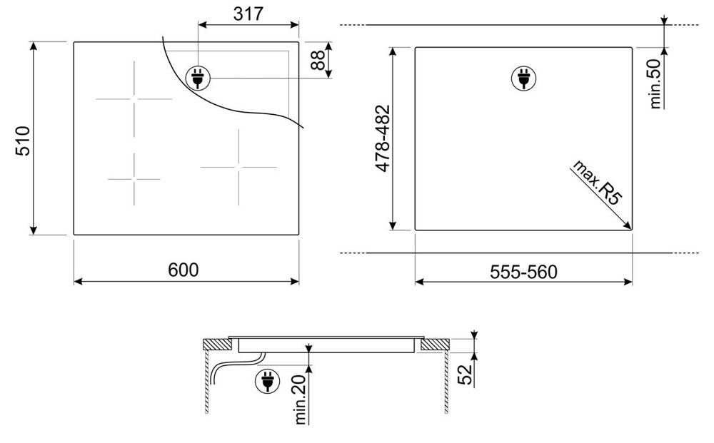 Smeg SI2631D- фото3