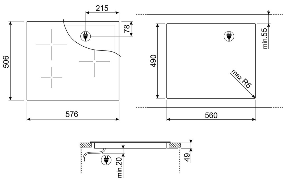 Smeg SI2M7643FX- фото2