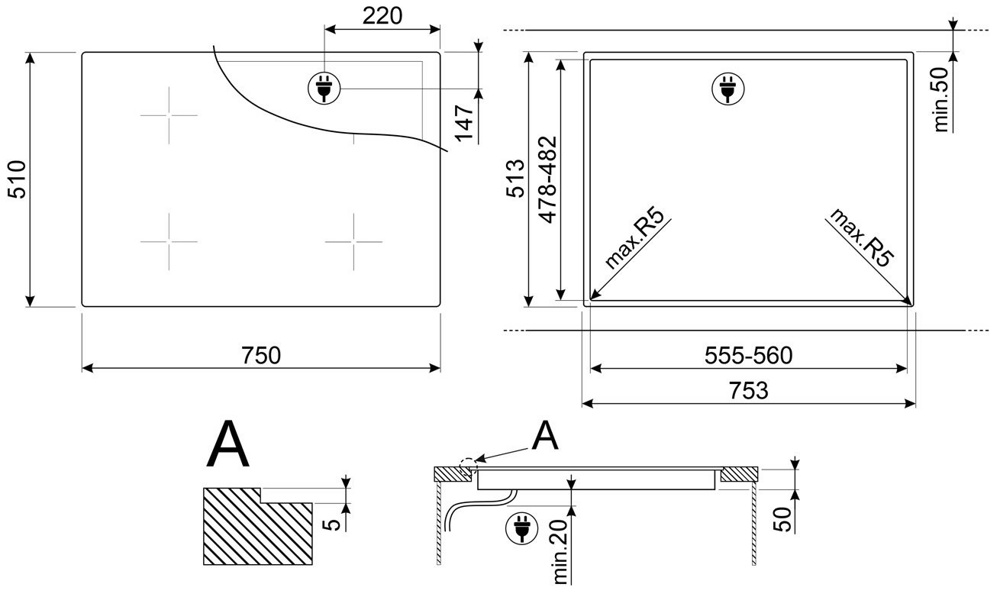 Smeg SIB2741D- фото3