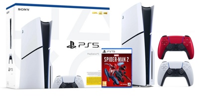 Sony PlayStation 5 Slim D Chassis (PS5) 1 ТБ с приводом + доп. геймпад + Marvel's Spider-Man 2- фото